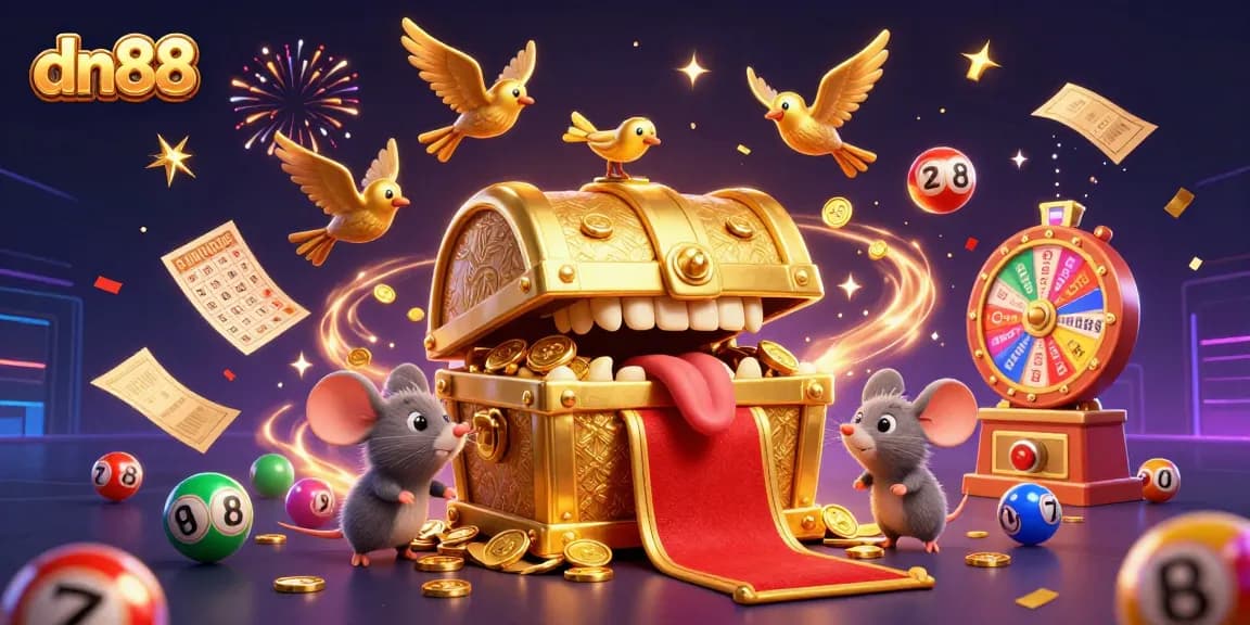 Engage in thrilling gameplay with dn88's vibrant lottery experience, showcasing lively elements.