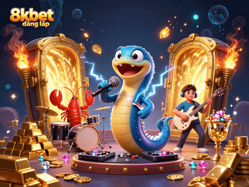 Experience the excitement of 8xbet đăng nhập with vibrant underwater casino action featuring performing sea creatures.