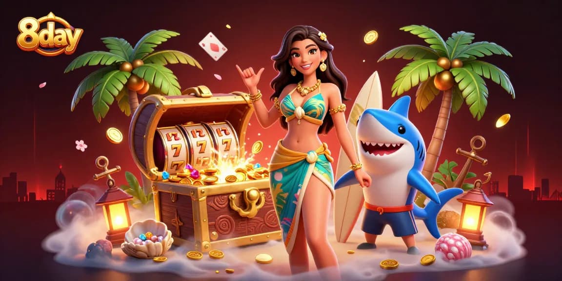 Engage with 8day's thrilling gaming experience featuring vibrant colors and stunning characters.