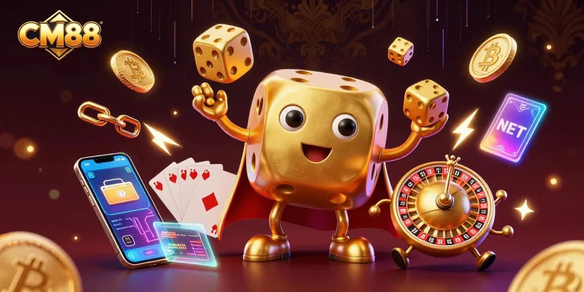 Experience the thrill with CM88's dynamic gaming elements in an electrifying casino atmosphere.