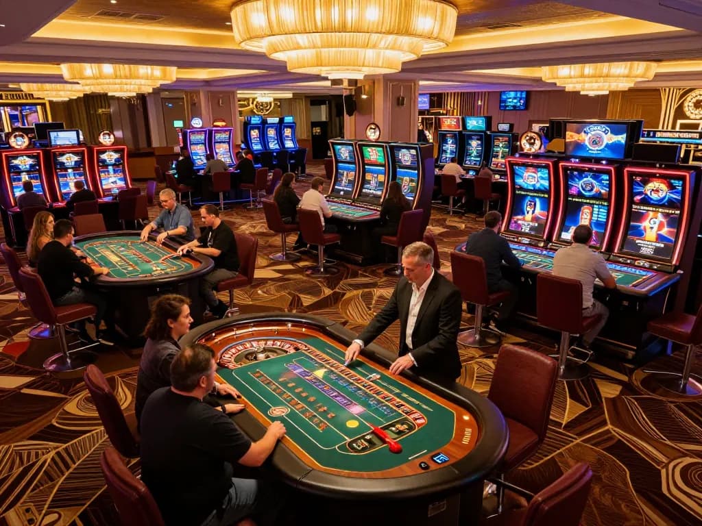 SC88 players enjoying an engaging roulette experience in a vibrant casino setting