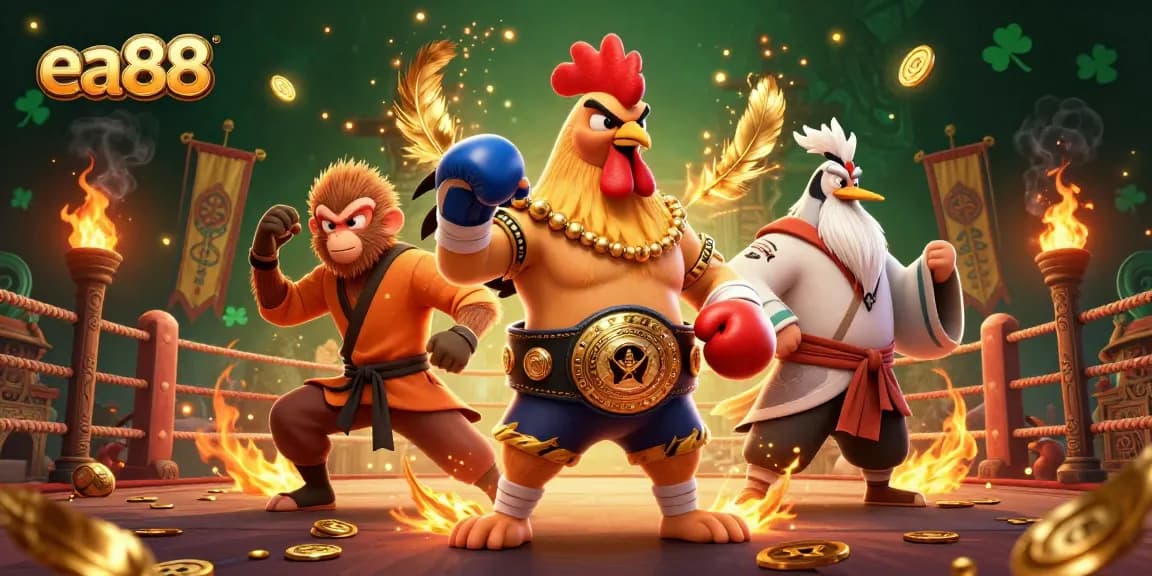 Engage in thrilling gameplay at ea88 with colorful characters and dynamic casino elements.