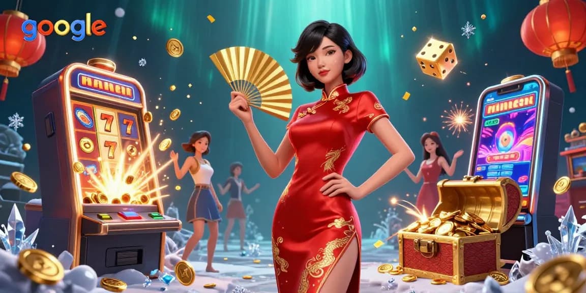 Gewinnen Sie groß im Casino mit Googles aufregenden Spielautomaten und lebendiger Spielszene.