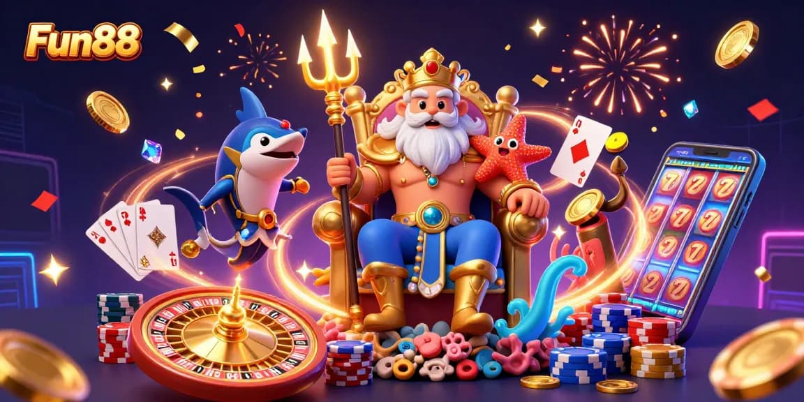Experience the excitement at Fun88 with a vibrant casino atmosphere and engaging game elements.
