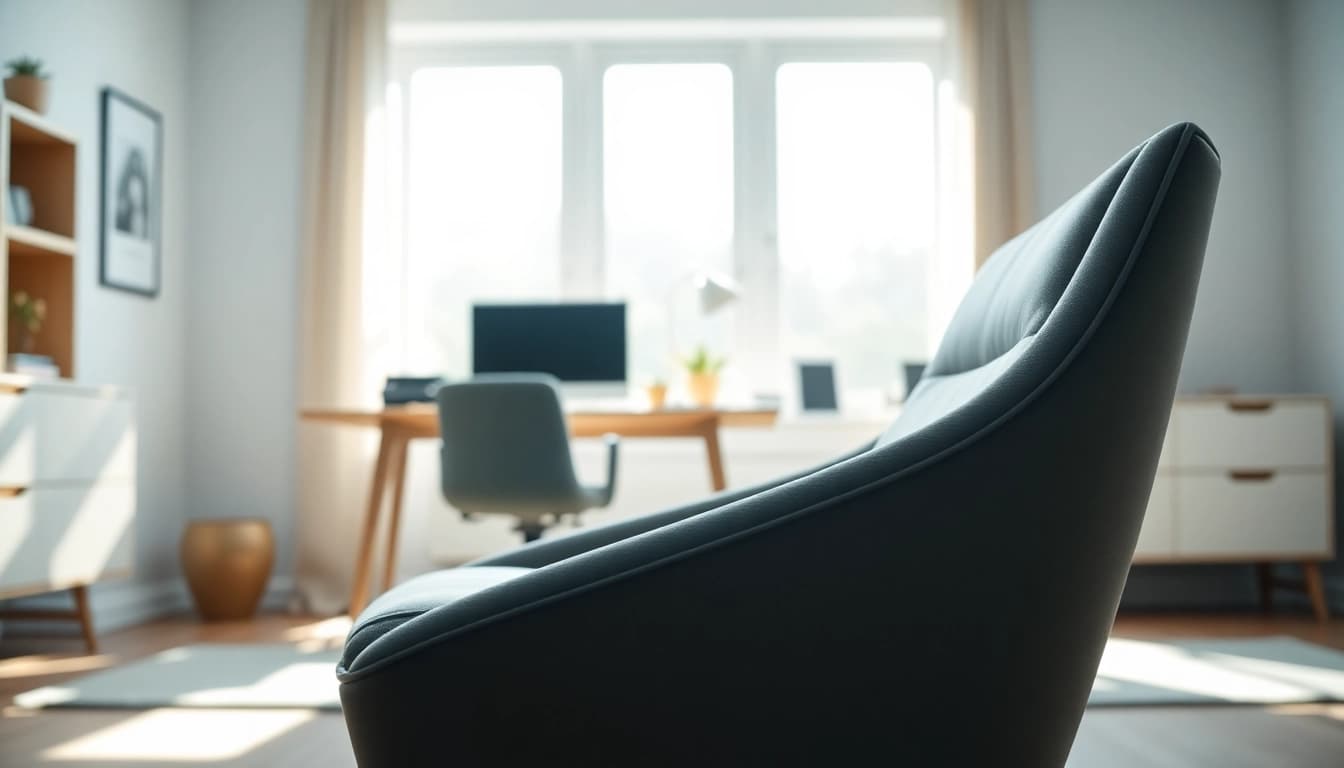 Erleben Sie den Komfort des Refurbished Vitra mit elegantem Design in einem modernen Büro.
