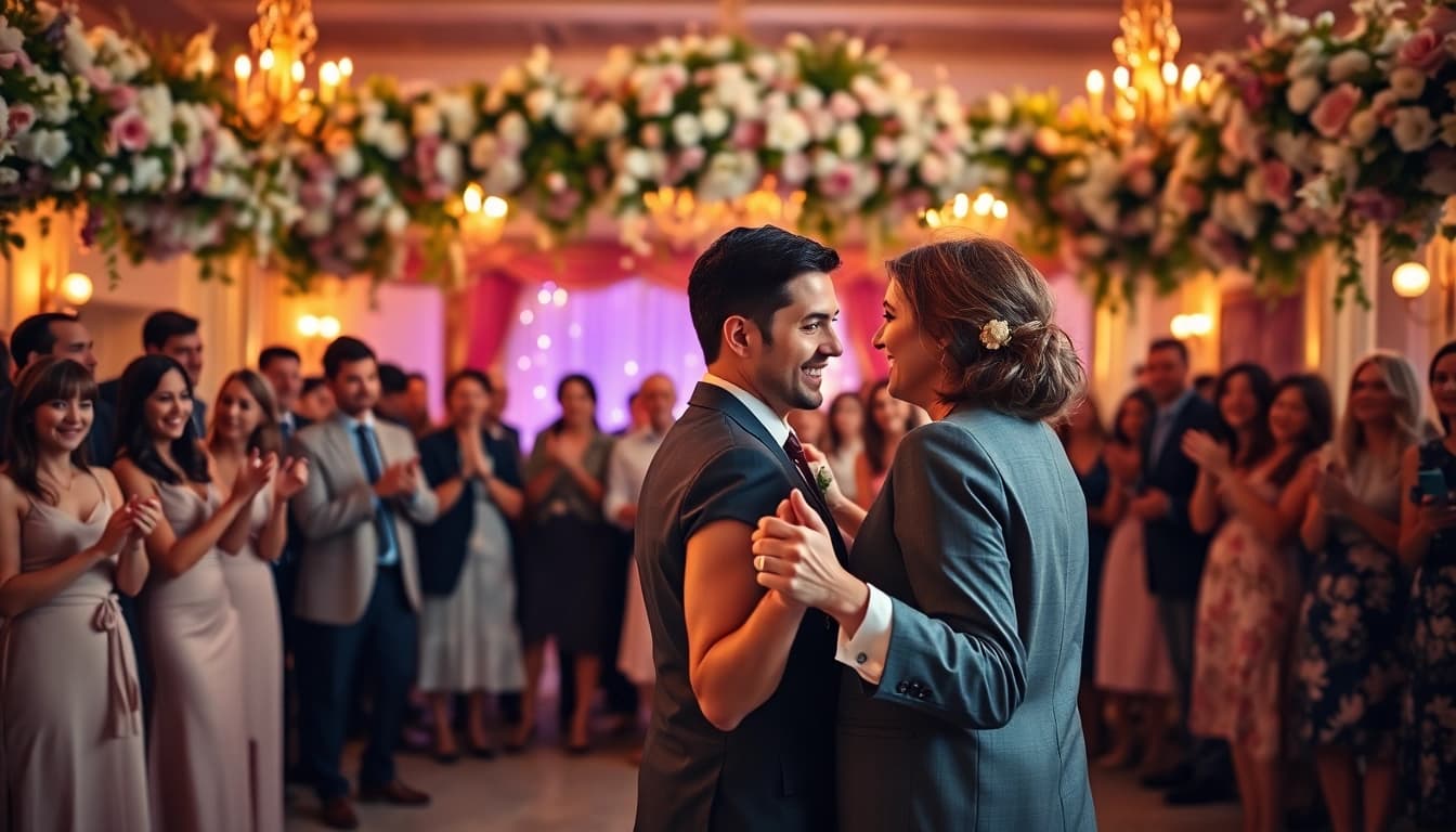 Eventfotograf München bei einer Hochzeit, die den ersten Tanz des Pärchens festhält.