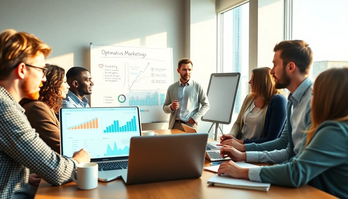 Efficient strategies from an amazon optimierung agentur passionately discussed in a modern office.