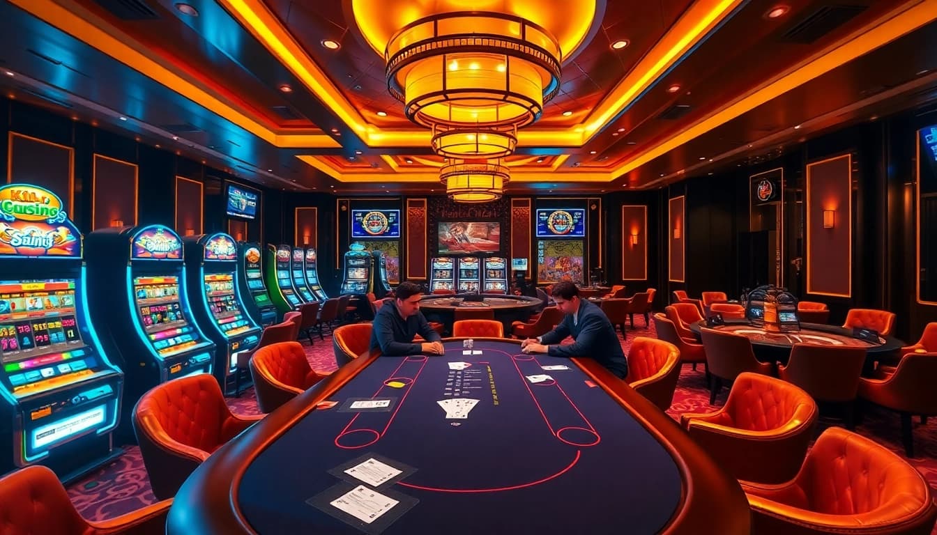 Experience the excitement of online gambling at https://99ok.co.im/ with vibrant casino visuals and lively poker games.