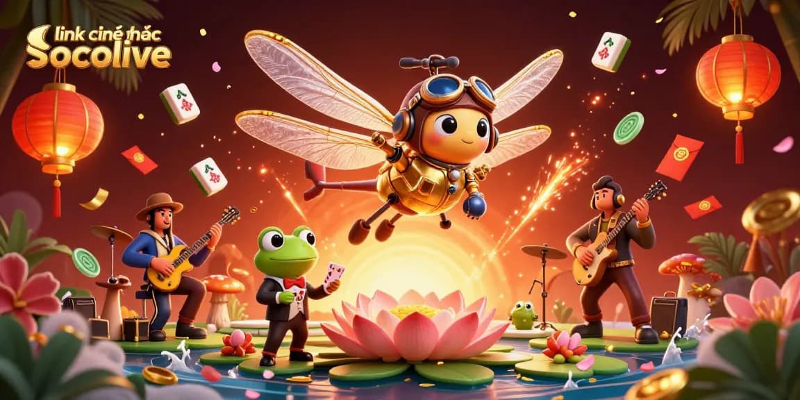 Engage with link chính thức socolive in an immersive 3D casino scene featuring vibrant elements and dynamic action.