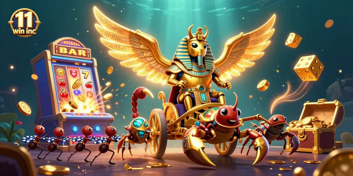 Experience thrilling wins with 11 win inc in a dynamic casino adventure scene packed with action and excitement.