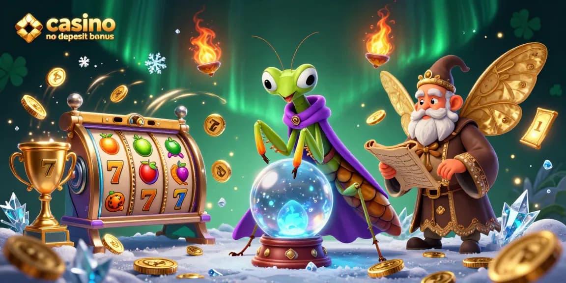 Experience the thrill of winning with casino no deposit bonus offers, surrounded by lively slot features and enchanting characters.