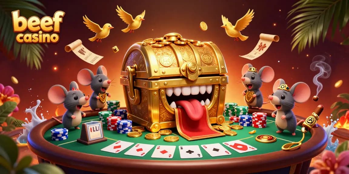 Beef Casino: Abenteuerliche Maulwürfe, die dem goldenen Schatz nachjagen.