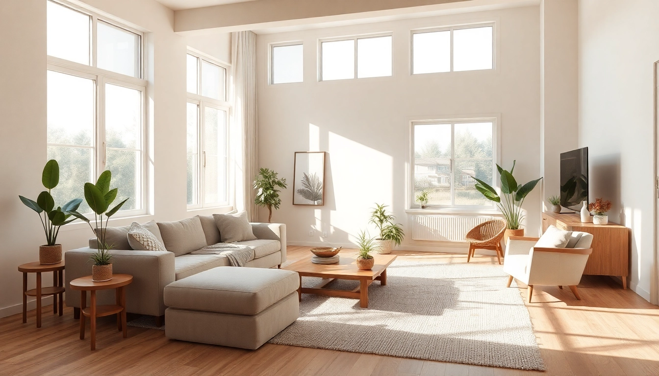 Inspiration für Einrichtungsideen im modernen Wohnzimmer mit stilvollem Design.