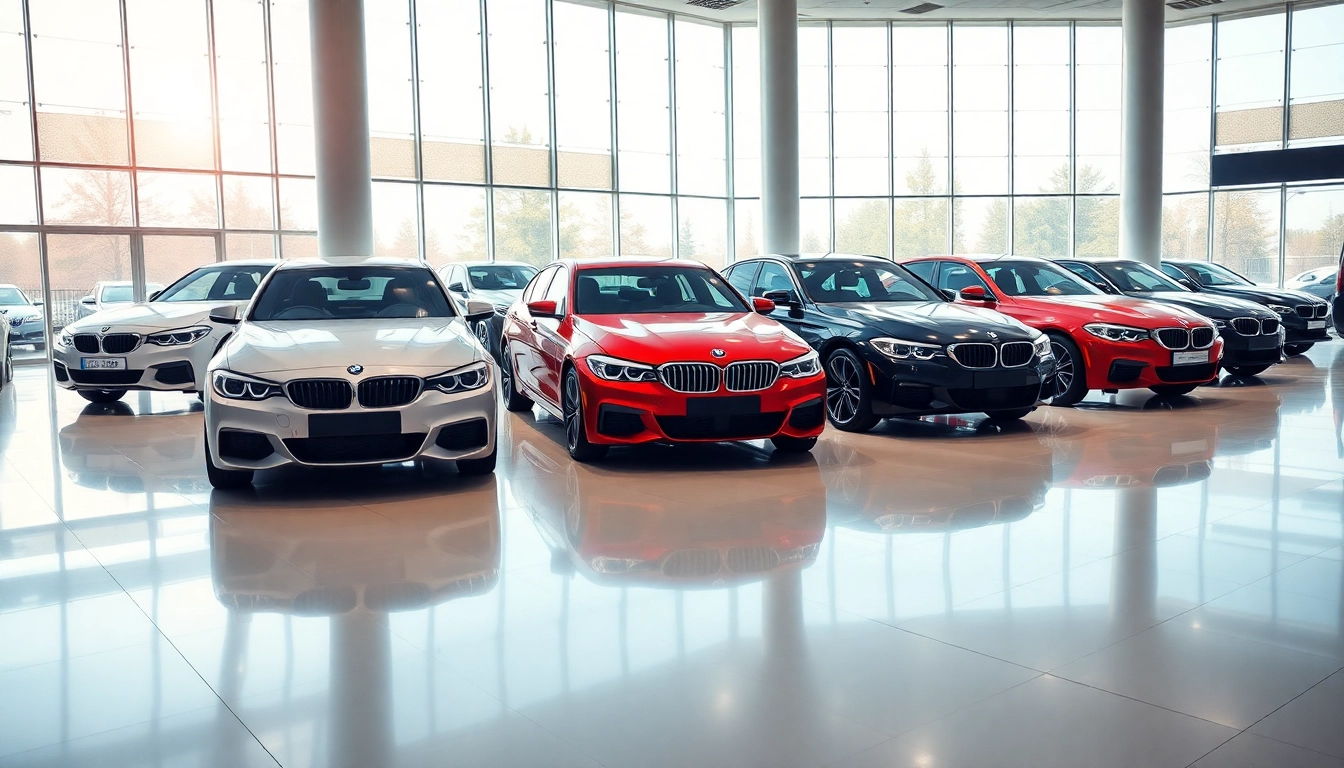 BMW kaufen im eleganten Autohaus mit modernen Fahrzeugen.