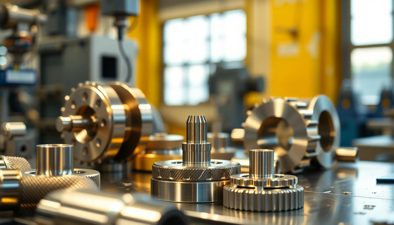 Herstellung von cnc drehteile in einer modernen Werkstatt mit präzisen Designs.