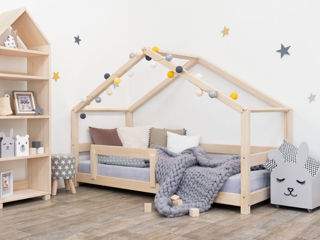 Das perfekte Gästebett für Kinder: Hausbett 120x200 mit Zusatzbett