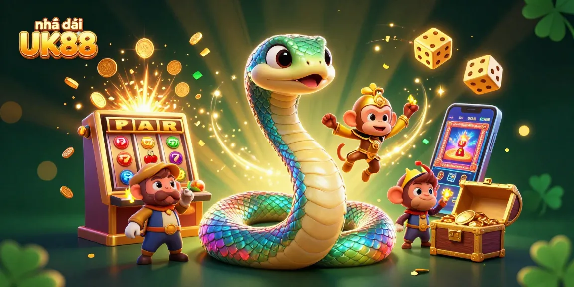 Experience the thrill of Nhà cái UK88 with dazzling 3D slots and vibrant casino elements.
