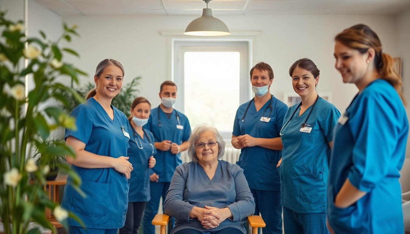 Aktive Pflegefachkraft Hameln hilft Patienten im Alltag mit Empathie und Fachwissen.