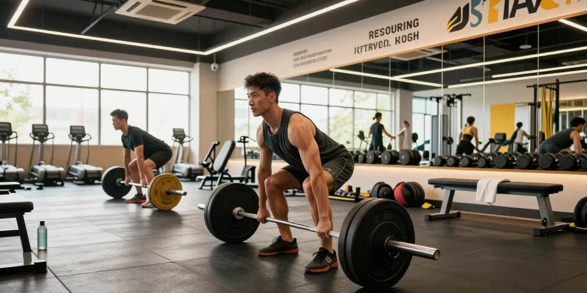 Sportlicher Mann zeigt Krafttraining im Anabolika Shop Deutschland zum Muskelaufbau.