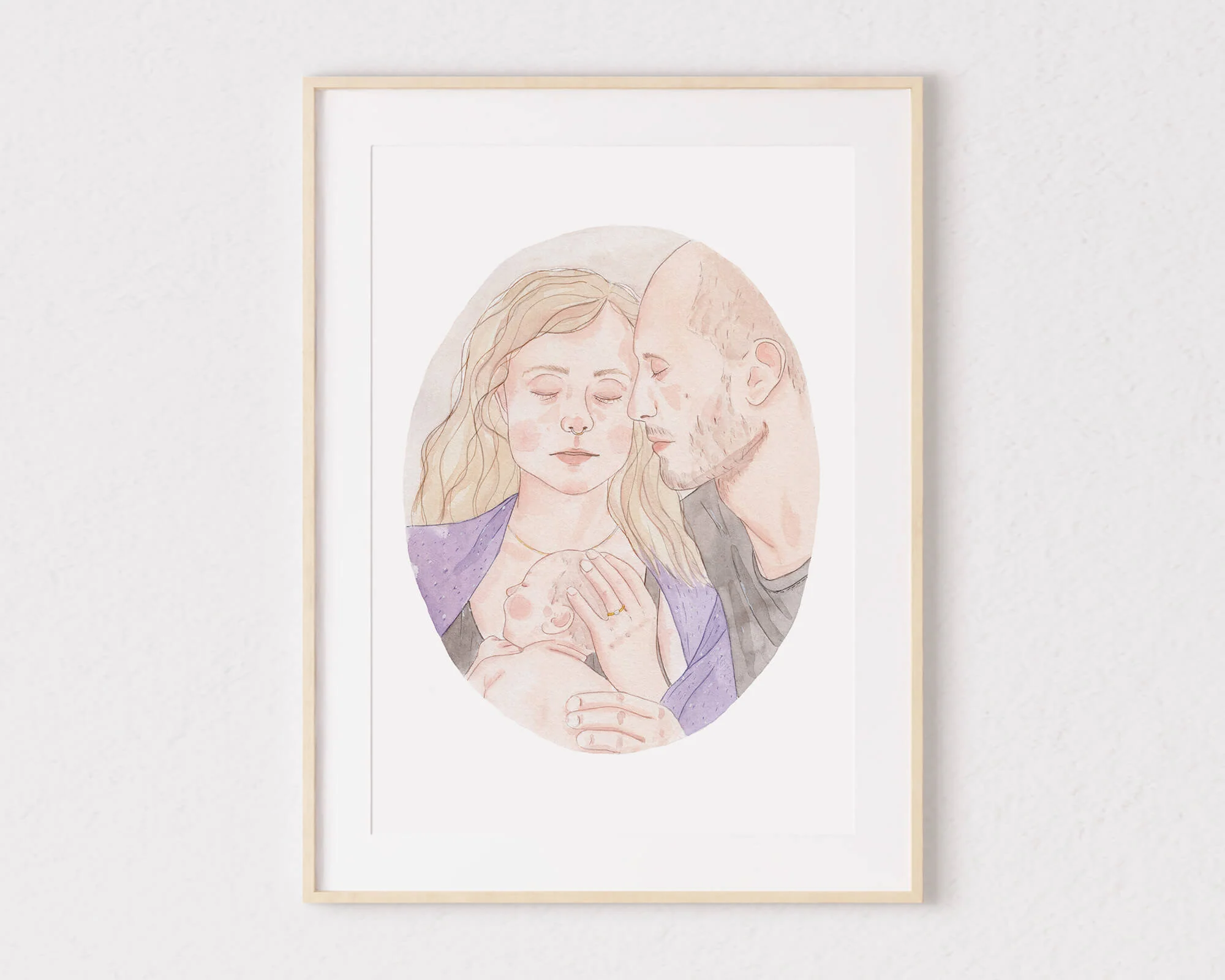Personalisierte Geschenke, die begeistern – Familienportrait bei Families Portrait