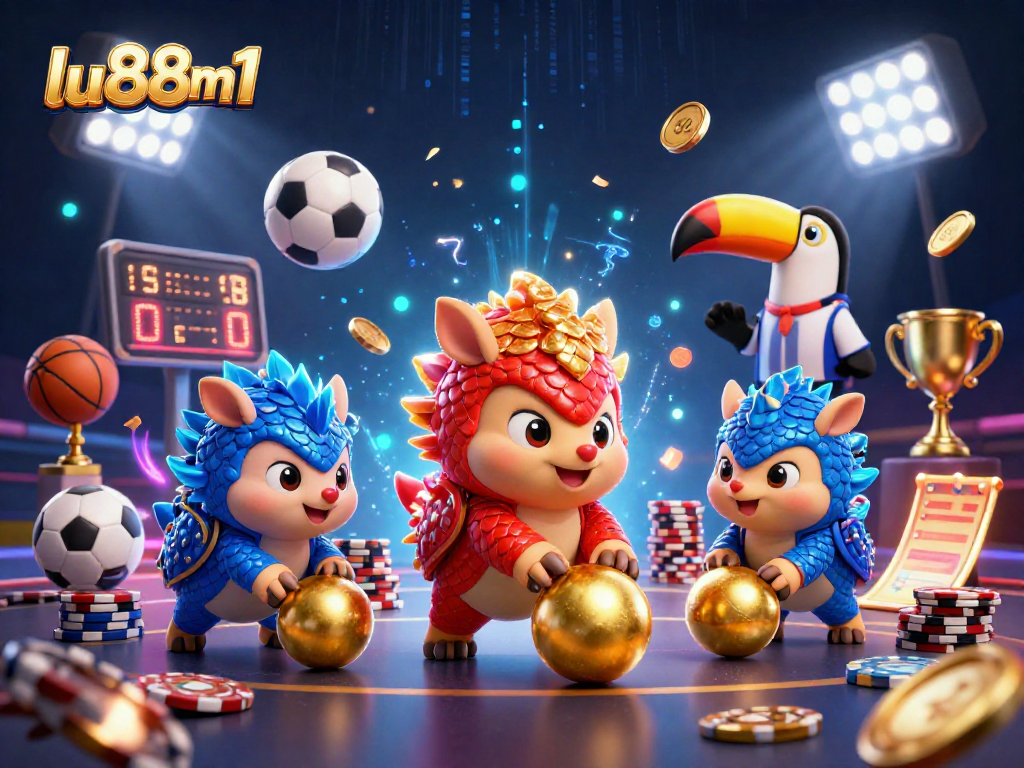 Experience thrilling gameplay with lu88m1 as pangolins compete in a casino showdown filled with excitement.