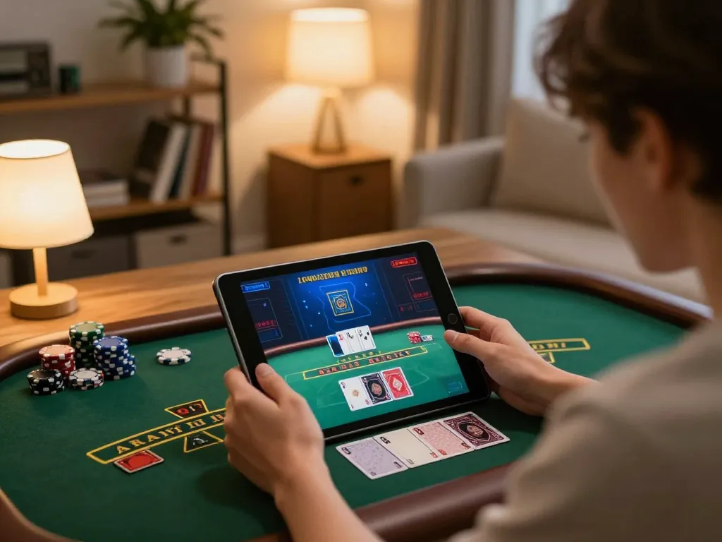Experience strategic online gaming with 11win in a cozy living room setting.