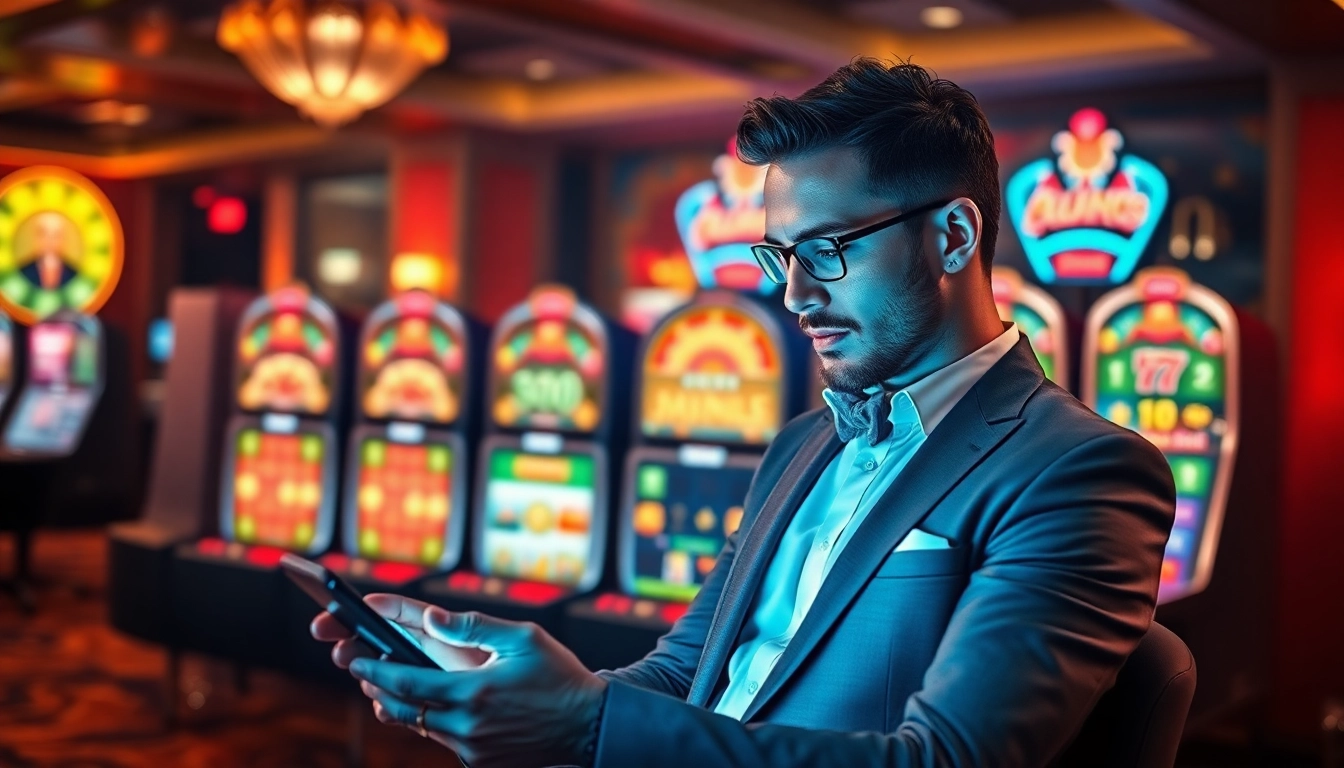 Erleben Sie die beste Online Casino App für Echtgeldspiele in Deutschland mit Spielern, die begeistert auf mobile Geräte spielen.