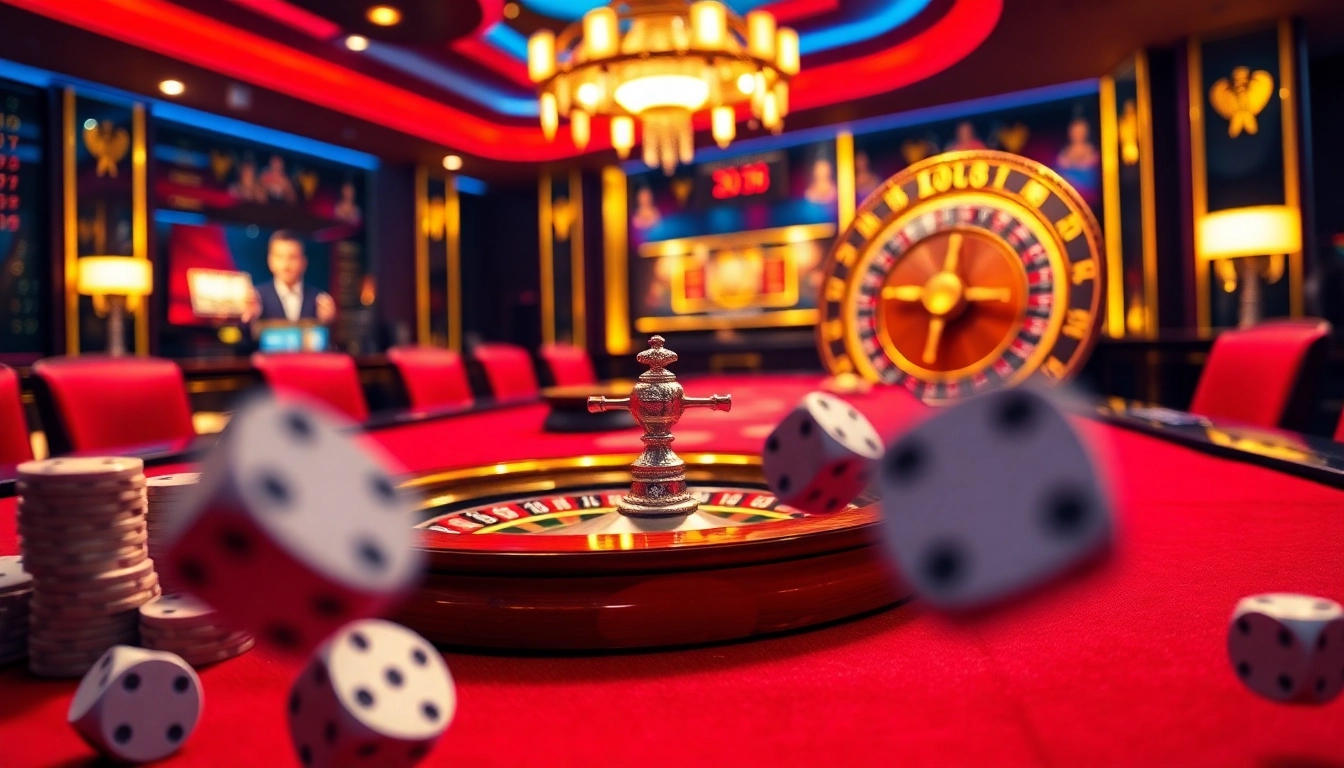 C168 online casino interface displayed at an elegant poker table with rich decorations.
