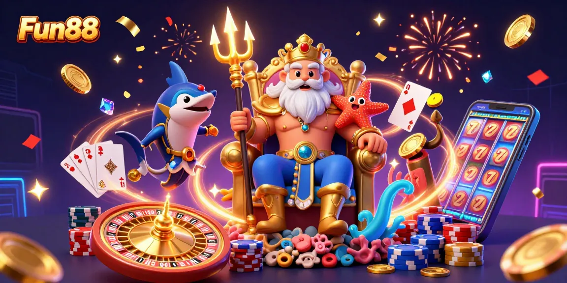 Experience the excitement at Fun88 with a vibrant casino atmosphere and engaging game elements.