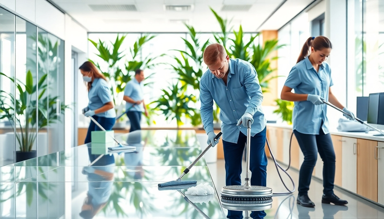 Optimale Gebäudereinigung Ulm mit professionellen Reinigungsdiensten im modernen Büro.