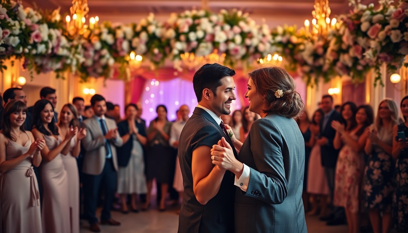 Eventfotograf München bei einer Hochzeit, die den ersten Tanz des Pärchens festhält.