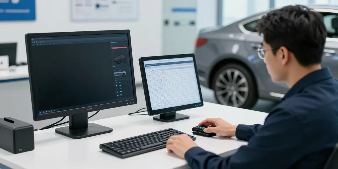 Kfz Gutachter Oberhausen mit modernen Technologien zur Schadensbewertung im Einsatz.