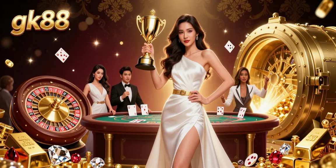 Experience high-stakes excitement at gk88 with roulette, playing cards, and jackpot treasures.
