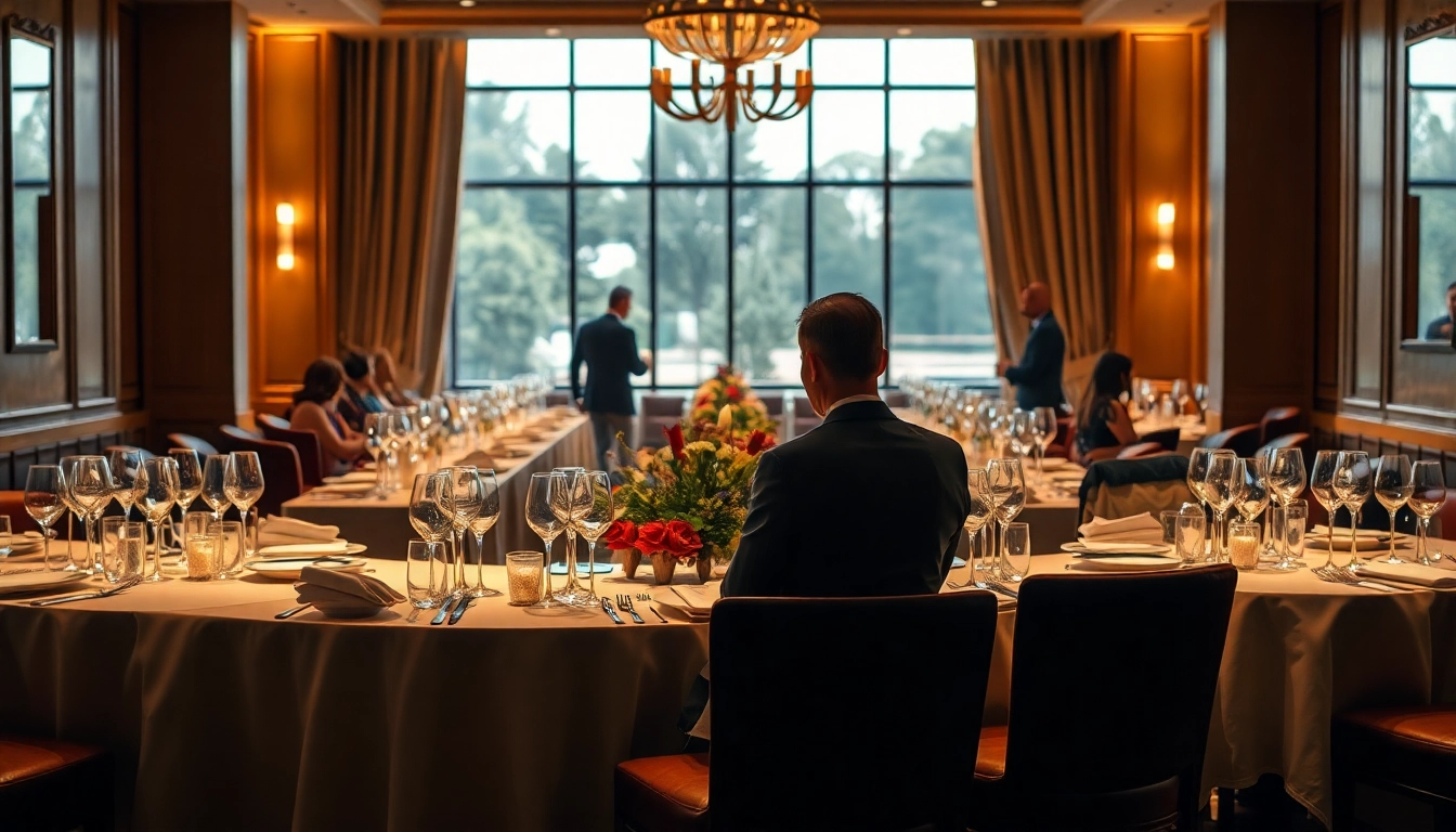 Headhunter Gastronomie: Eleganter Tisch für exklusive Gespräche in stilvollem Ambiente.