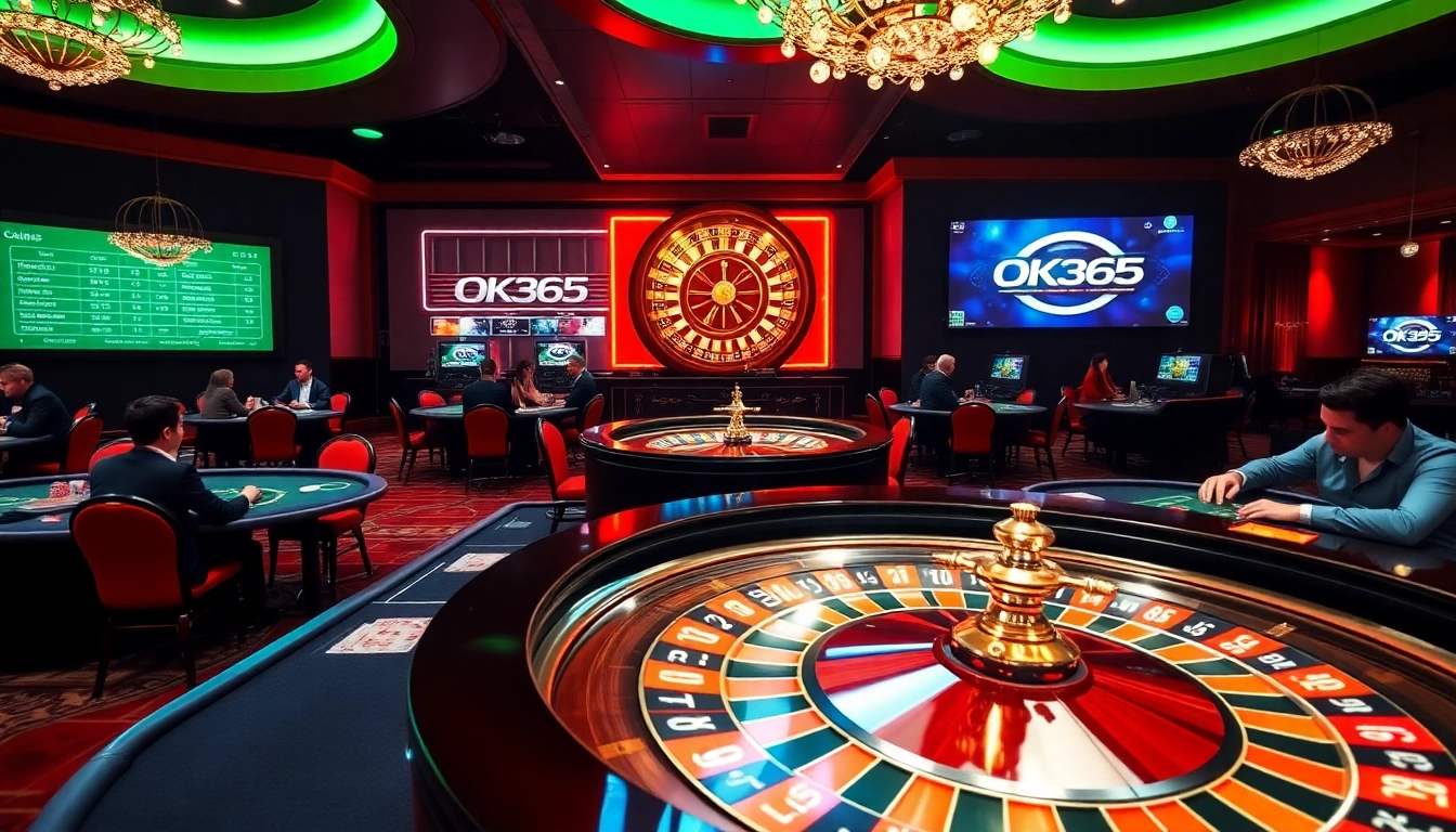 Experience thrilling gameplay at https://ok365.tw/ with professional dealers and vibrant casino atmosphere.