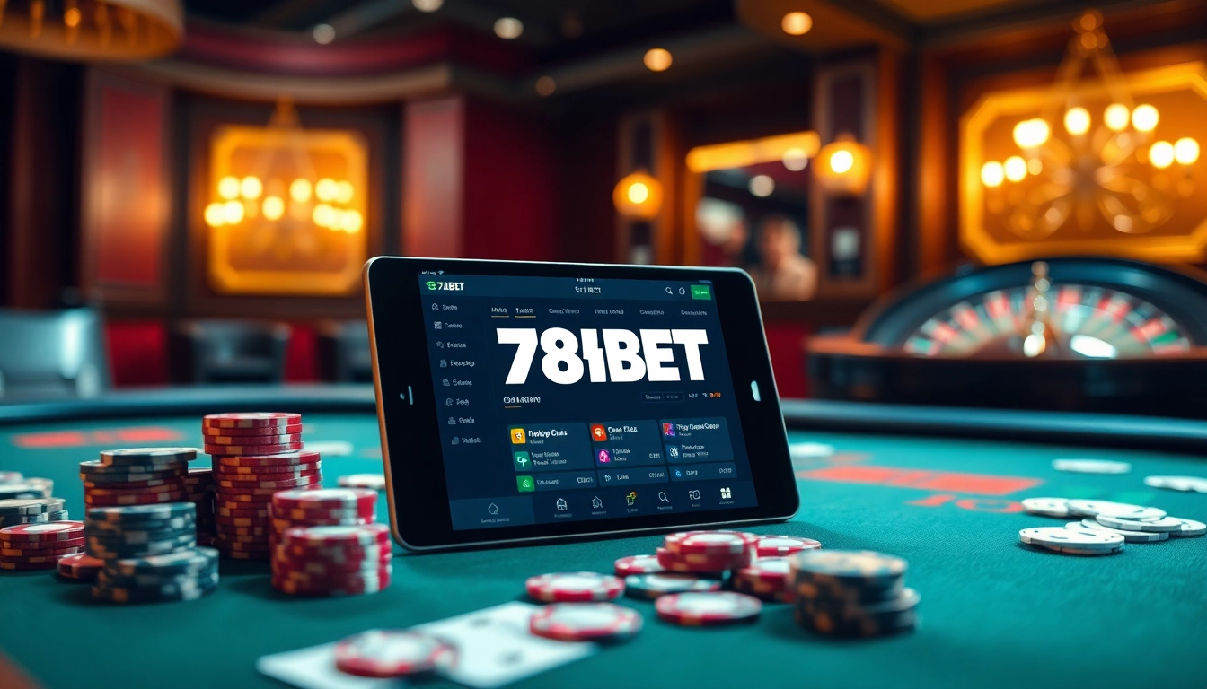 Enjoy an exhilarating poker game at https://789bet.style/ featuring vibrant chips and cards.