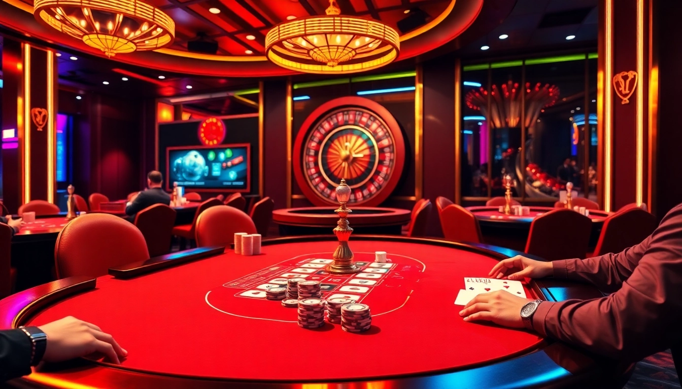 Experience the thrill of winning at the 13win game in a luxurious casino setting.